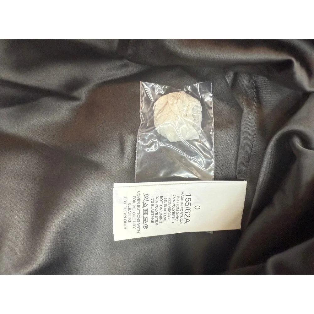 Kate Spade New York Black Button Front‎ Mini Skirt Portugal Womens Size 0 NEW